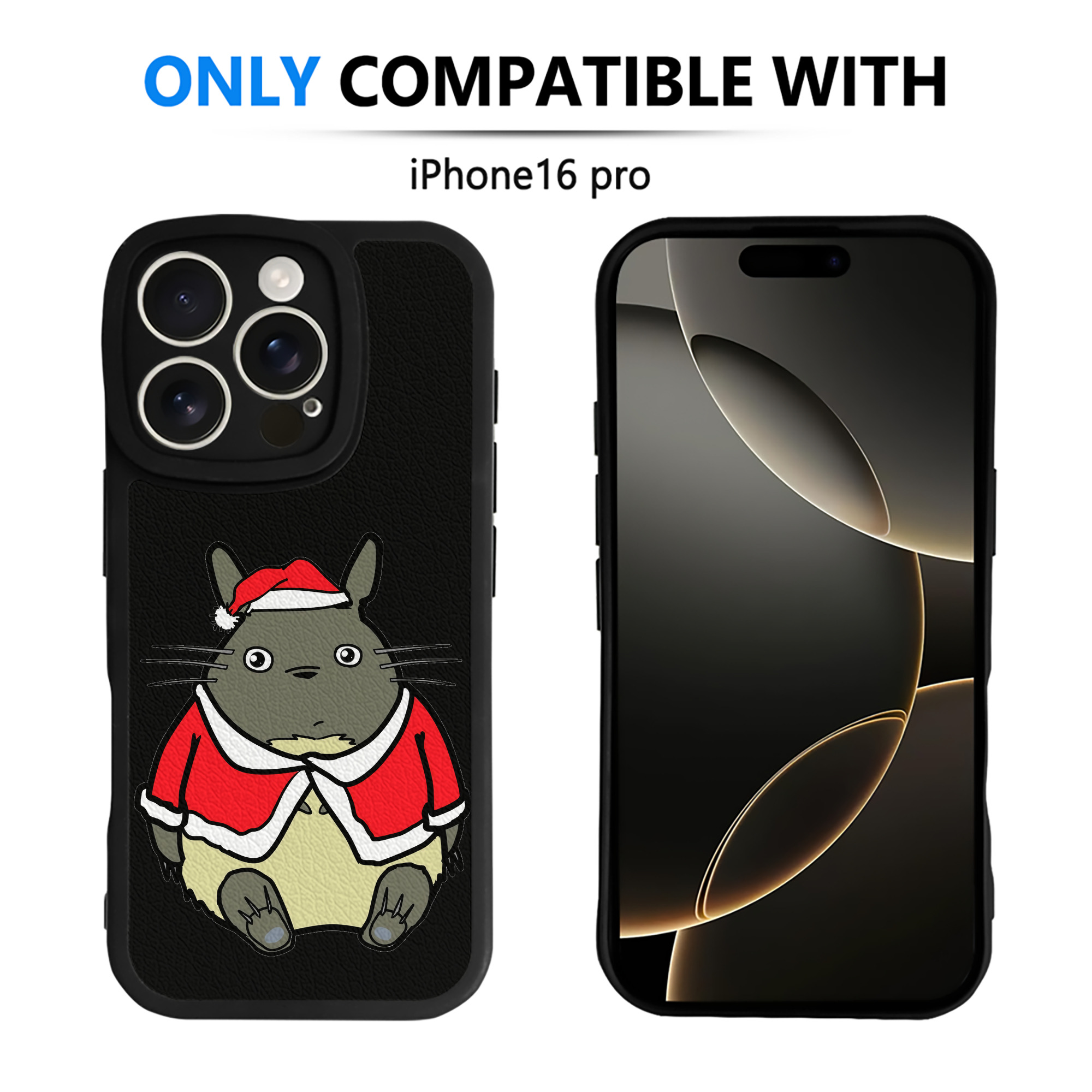 （画像用） となりのトトロ 草壁メイ 草壁サツキ My Neighbor Totoro Satsuki Kusakabe Mei Kusakabe 【iPhone 16シリーズ対応】シリコンスマホケース（レザー調） 材質：シリコン